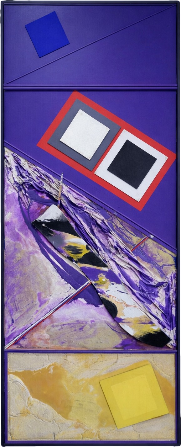 Esculto pinturas de Acisclo Manzao e Xaime Quessada - Técnica mixta sobre madeira