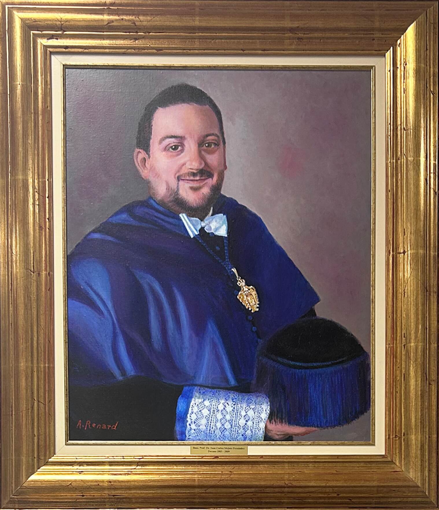 Retrato do decano de ciencias - A. Renard